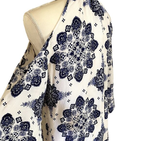 🍁 3/$25 🍁 Forever 21 Floral Off Shoulder Bell Sleeve Summer Dress | Small - Picture 4 of 12